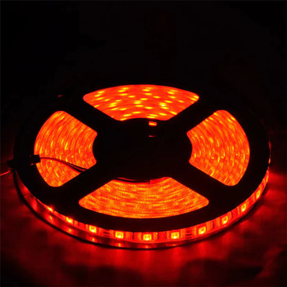 635nm-DC12V  Red & Infrared Rigid LED Strip-SMD2835/SMD5050, 30/60/120/240 LEDs/m, 5/50/500 Meters, IP00/IP65, Red Light Therapy & Visible Red for Indicators