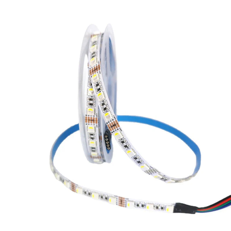 DC12V RGBW/RGBWW LED Strip Light - 4-In-1 SMD5050 60 LEDs/M | 12mm PCB | Non-Waterproof | for Mirror, Kitchen Cabinet, Bedroom | 50/500M