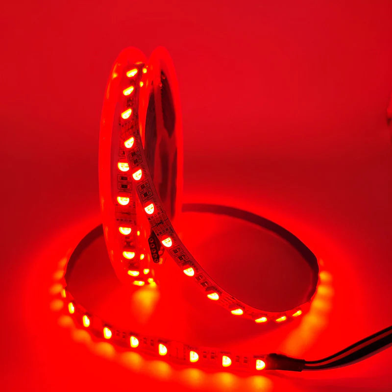 DC12V RGBW/RGBWW LED Strip Light - 4-In-1 SMD5050 60 LEDs/M | 12mm PCB | Non-Waterproof | for Mirror, Kitchen Cabinet, Bedroom | 50/500M