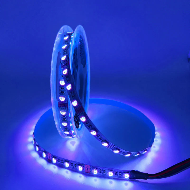 DC24V RGBW/RGBWW LED Strip Light - 4-In-1 SMD5050 60 LEDs/M | 12mm PCB | Non-Waterproof | for Mirror, Kitchen Cabinet, Bedroom | 50/500M