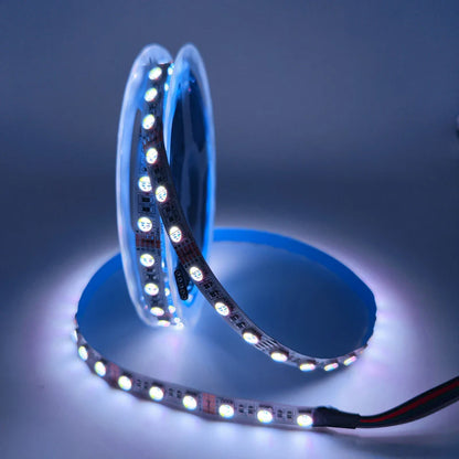 DC24V RGBW/RGBWW LED Strip Light - 4-In-1 SMD5050 60 LEDs/M | 12mm PCB | Non-Waterproof | for Mirror, Kitchen Cabinet, Bedroom | 50/500M