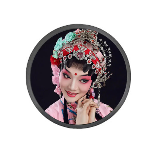 15.7 Inch (Dia.400mm Viewable) Round LCD Display Screen, Capacitive Touch (Optional), Cloud / APP / USB Disk
