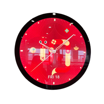 23.6 Inch (Dia.599.4mm Viewable) Round / Circular LCD Digital Display Screen, Capacitive Touch (Optional), Cloud / APP / USB Disk