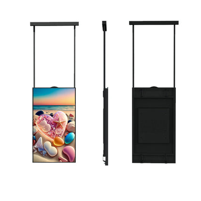 49" Single-Sided 2500nits High Bright Window LCD Display Screen, Android RK3568 2G+32G, Non-Touch, Cloud/APP/USB, Wall-Mount/Floor Stand/Suspended Installation