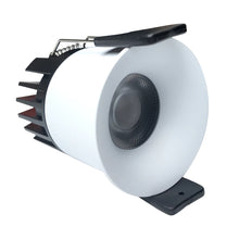 DGEU-Curved 7W / 9W / 12W Deep Anti-Glare Full Spectrum LED Downlight | 200–240V | 4/100/500 Pack | 3000K / 4000K / 5000K | 24° Beam | White Housing | CRI>95 | Commercial Project Lighting
