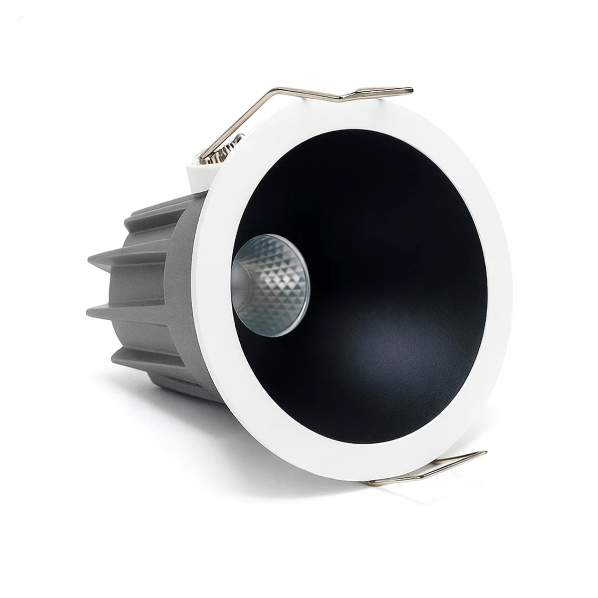 DGEU-Black 5W / 9W Deep Anti-Glare Full Spectrum LED Downlight | 200–240V | 4/100/500 Pack | 3000K / 4000K / 5000K | 24° Beam | White Housing | CRI>95 | Commercial Project Lighting