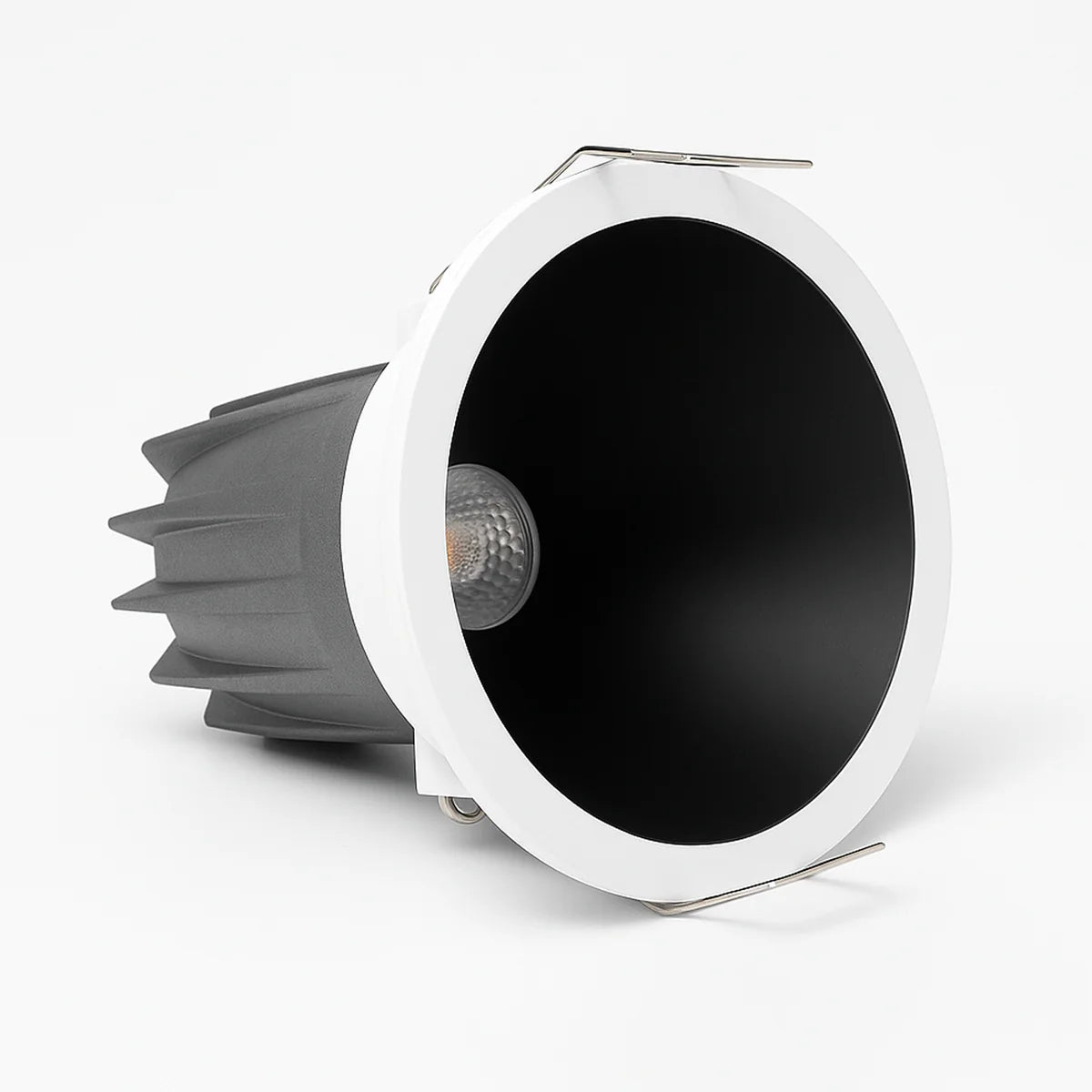DGEU-Black 5W / 9W Deep Anti-Glare Full Spectrum LED Downlight | 200–240V | 4/100/500 Pack | 3000K / 4000K / 5000K | 24° Beam | White Housing | CRI>95 | Commercial Project Lighting