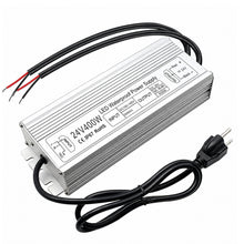 400W Outdoor Waterproof Power Supplies, 12V/24V Output, 90-140V / 175-265V Input, Dual Output, Aluminum Housing, Outdoor Lighting Projects, CE/RoHS/FCC Certified, US/UK/EU Plug, 1-Pack / 10-Pack