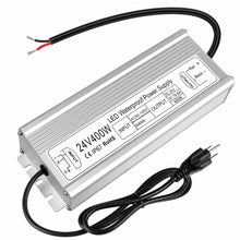 400W Outdoor Waterproof Power Supplies, 24V/36V/48V Output, 90-140V / 175-265V Input, Single Output, Aluminum Housing, Outdoor Lighting Projects, CE/RoHS/FCC Certified, US/UK/EU Plug, 1-Pack / 10-Pack