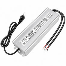 250W Outdoor Waterproof Power Supplies, 12V/24V Output, 90-265V Input, Dual Output, Aluminum Housing, Outdoor Lighting Projects, CE/RoHS/FCC Certified, US/UK/EU Plug, 1-Pack / 10-Pack