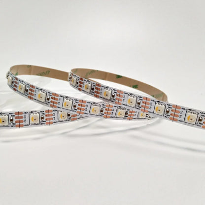 DC12V WS2815 RGBWIC LED Strip Light - 4-In-1 SMD5050 Individually Addressable | RGBWW (RGB+3000K) | Breakpoint Resume | 10mm PCB | White PCB | 30/60/96 LEDs/M | IP00 / IP65 / IP67 | for Party, Decoration, Home DIY Lighting Projects | 50/500M