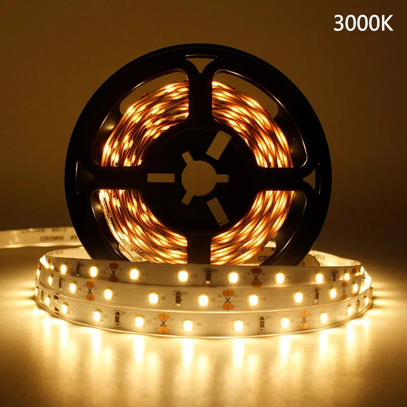 DC12V SMD5050 Full Spectrum LED Strip Light – CRI 97+ | 300 LEDs (60 LEDs/M) | 2700K / 3000K / 4000K / 5500K / 6500K | 12W/M | 10mm PCB | CRI 97+ | IP00 / IP67 | Under Cabinet, Mirror & Bedroom Accent Lighting | 50/500M