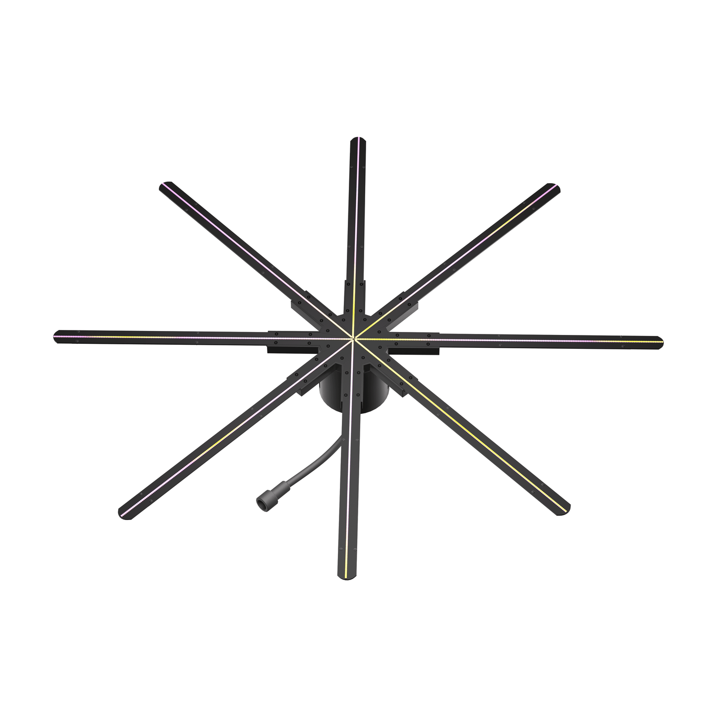 FL Series 130cm to 196cm (51.2–77.2 inch) | 3D Hologram LED Display | Large Size | Cloud Control (AS) | Large Hologram Fan | Fan Only / Dual-Pole Mobile Stand | 8 Blades