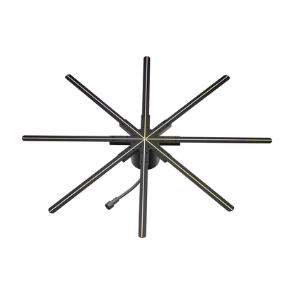 FL Series 130cm to 196cm (51.2–77.2 inch) | 3D Hologram LED Display | Large Size | Cloud Control (AS) | Large Hologram Fan | Fan Only / Dual-Pole Mobile Stand | 8 Blades