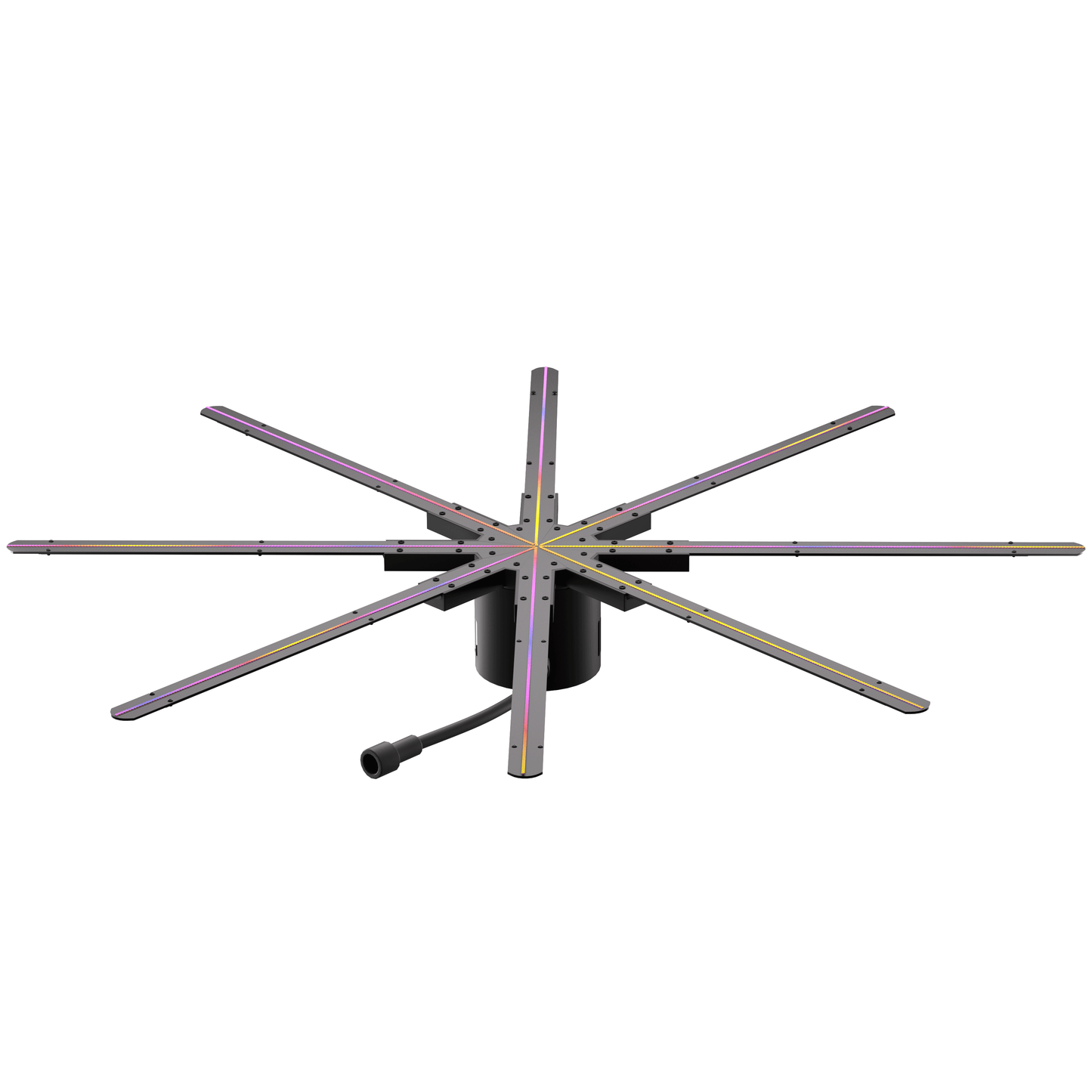 FL Series 130cm to 196cm (51.2–77.2 inch) | 3D Hologram LED Display | Large Size | Cloud Control (AS) | Large Hologram Fan | Fan Only / Dual-Pole Mobile Stand | 8 Blades
