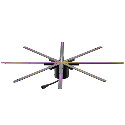 FL Series 130cm to 196cm (51.2–77.2 inch) | 3D Hologram LED Display | Large Size | Cloud Control (AS) | Large Hologram Fan | Fan Only / Dual-Pole Mobile Stand | 8 Blades