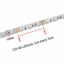 10MM SMD5050 RGB LED Strip Light - DC12V | 10mm PCB | 60 / 120 LEDs/M | IP00 / IP65 / IP67 | for Mirror, Kitchen Cabinet, Bedroom | 50/500M