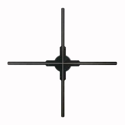 FL Series 45cm to 49cm (17.7–19.3 inch) | 3D Hologram LED Display | Medium Size | Asynchronous Control | 3D LED Display Fan | Fan Only / Transparent Protective Cover / Black Protective Cover | 4 Blades