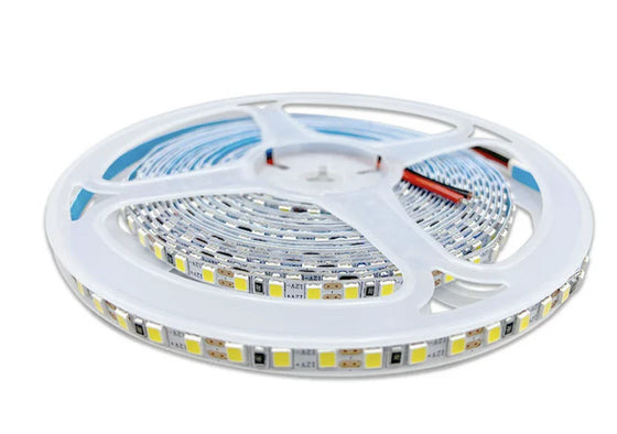DC12V SMD2835 Single Color LED Strip Light – 150 LEDs/m | High Brightness Low Voltage LED Tape | 5mm PCB | Warm White / Natural White / Cool White / Blue / Red | for Mirror, Kitchen Cabinet, Bedroom | 50/500M