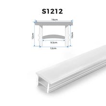 LQ Series S1212 Quick Install LED Neon Profile | Slim White Edge Cover | 12×12mm Top Emitting silicone neon profile | Max Strip Width ≤8mm | Ceiling Cove Lighting | 5M/500M