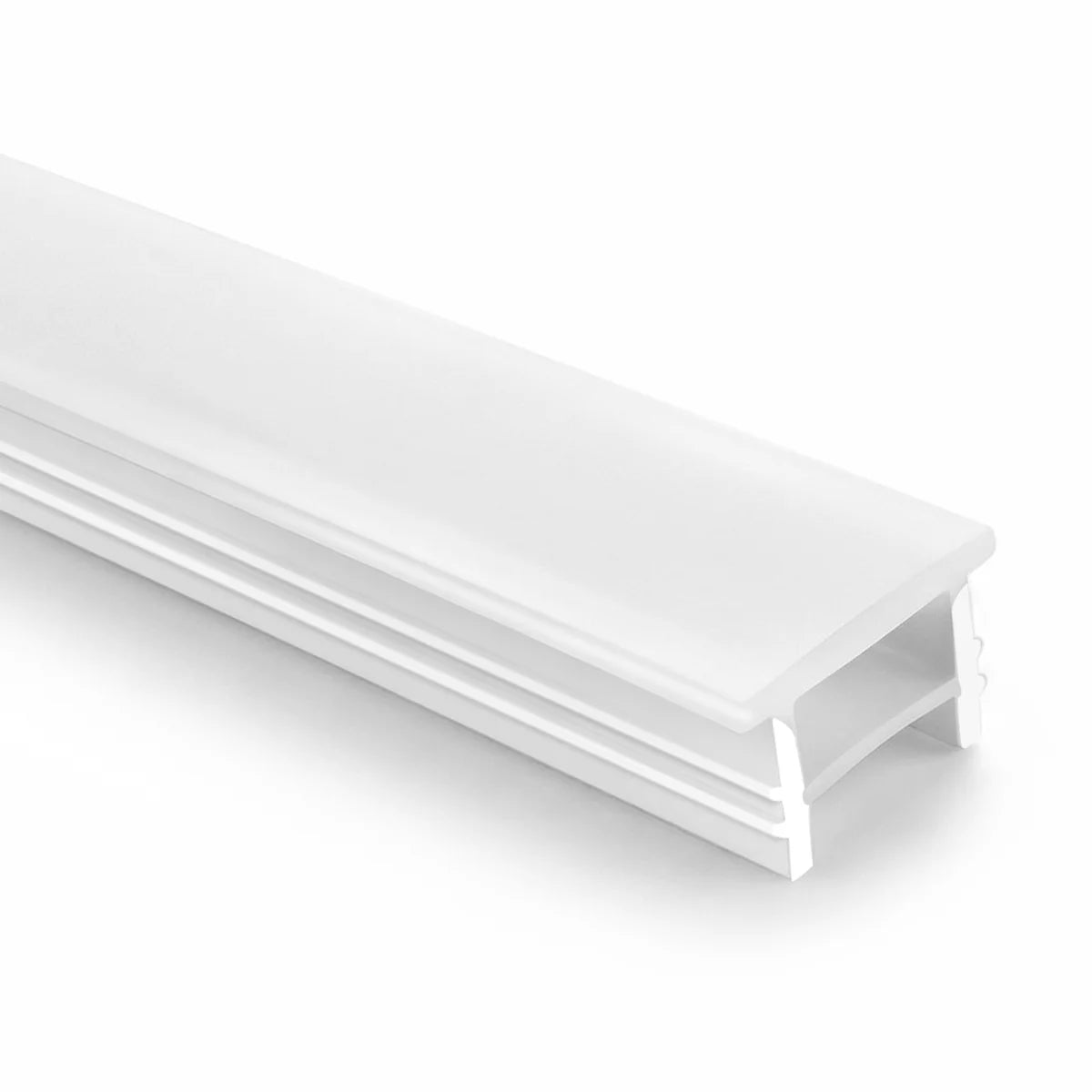LQ Series S1212 Quick Install LED Neon Profile | Slim White Edge Cover | 12×12mm Top Emitting silicone neon profile | Max Strip Width ≤8mm | Ceiling Cove Lighting | 5M/500M
