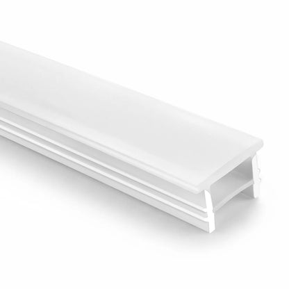 LQ Series S1212 Quick Install LED Neon Profile | Slim White Edge Cover | 12×12mm Top Emitting silicone neon profile | Max Strip Width ≤8mm | Ceiling Cove Lighting | 5M/500M