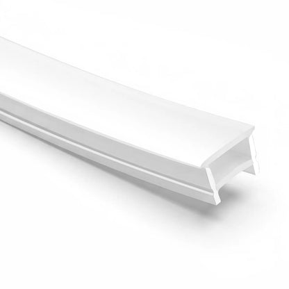 LQ Series S2014 Quick Install LED Neon Profile | Mounting Edge Cover | 20×14mm Top Emitting commercial neon profile | Max Strip Width ≤16mm | Cabinet Display Lighting | 5M/500M