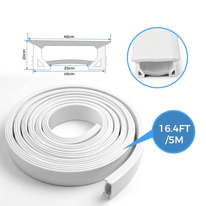 LQ Series S4020 Quick Install LED Neon Profile | Reinforced Side Support Structure | 40×20mm Top Emitting silicone neon profile | Max Strip Width ≤25mm | LED Signage Neon Signs Lighting | 5M/500M