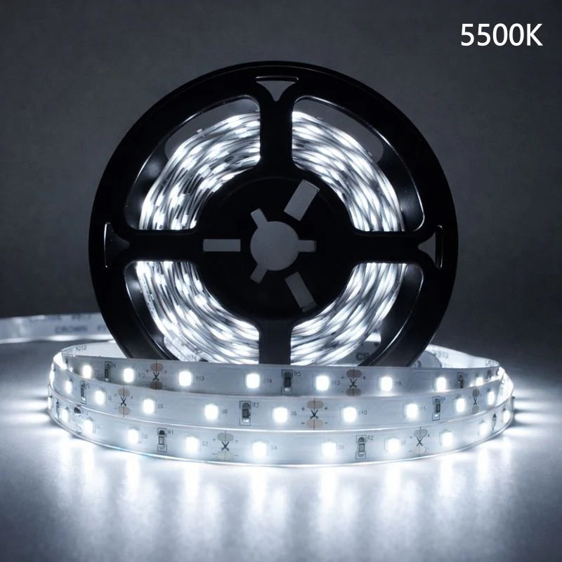 DC24V SMD5050 Full Spectrum LED Strip Light – CRI 97+ | 300 LEDs (60 LEDs/M) | 2700K / 3000K / 4000K / 5500K / 6500K | 12W/M | 10mm PCB | CRI 97+ | IP00 / IP67 | Under Cabinet, Mirror & Bedroom Accent Lighting | 50/500M